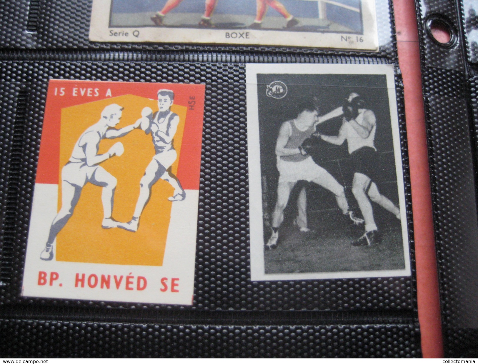 many cards, all photograped: photos, tradecards, cards, labels,  LUTTE 1907 poster stamp; Siam kick boxing ; ALBERT MAES