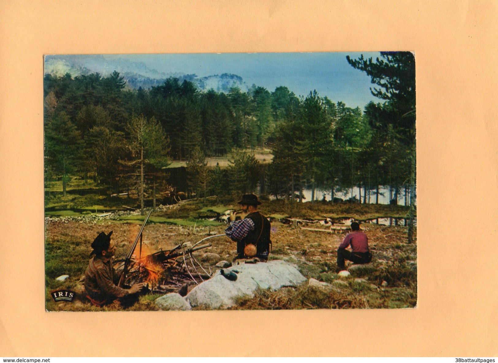 Carte Postale - CORSE - En Montagne Un Moment De Repos Près Du Lac De CRENA - Autres & Non Classés