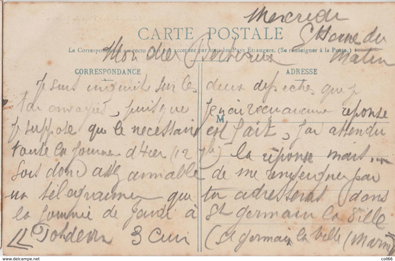 08 Pauvres 1907 RARE Maison Oudart Frères Entrepreneurs De Batiments éditeur Sans Dos Scanné - Other & Unclassified
