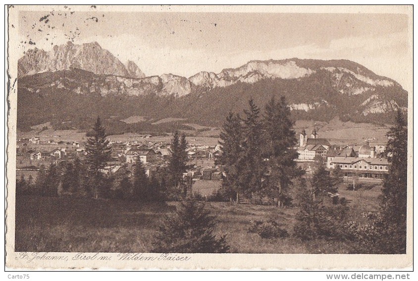 Autriche -St. Johann - Tirol M. Wilden Kaiser - 1932 - St. Johann In Tirol