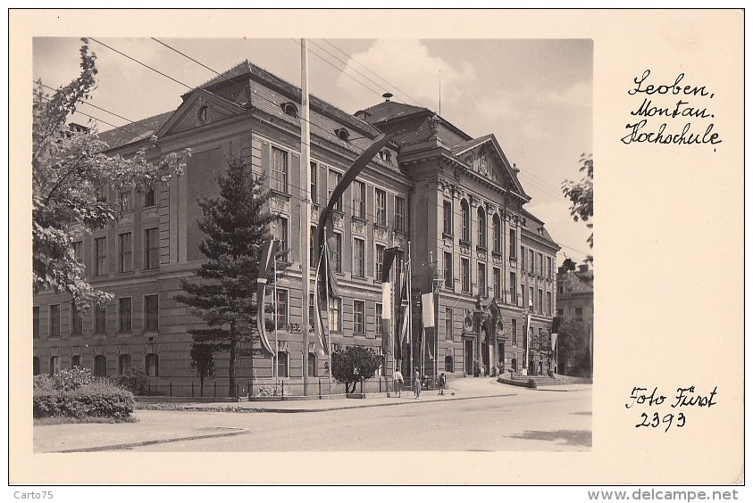 Autriche - Leoben - Montan. Hoschschule - Photographe Fritz Fürst N° 2393 - Leoben