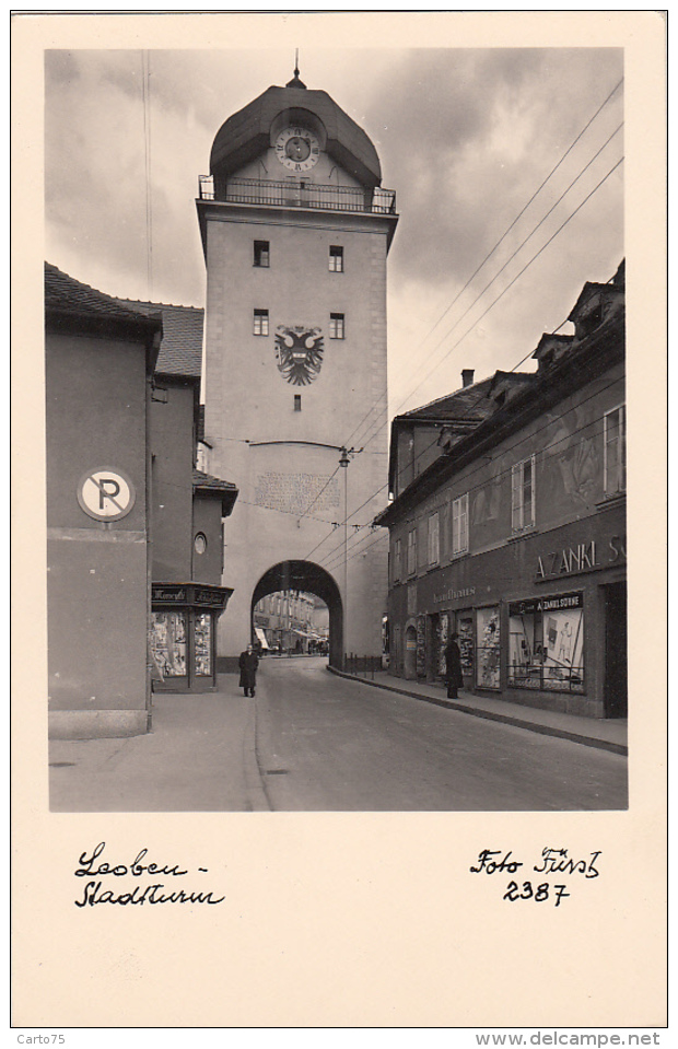 Autriche - Leoben -  Stadtturm - Photographe Fürst - Leoben