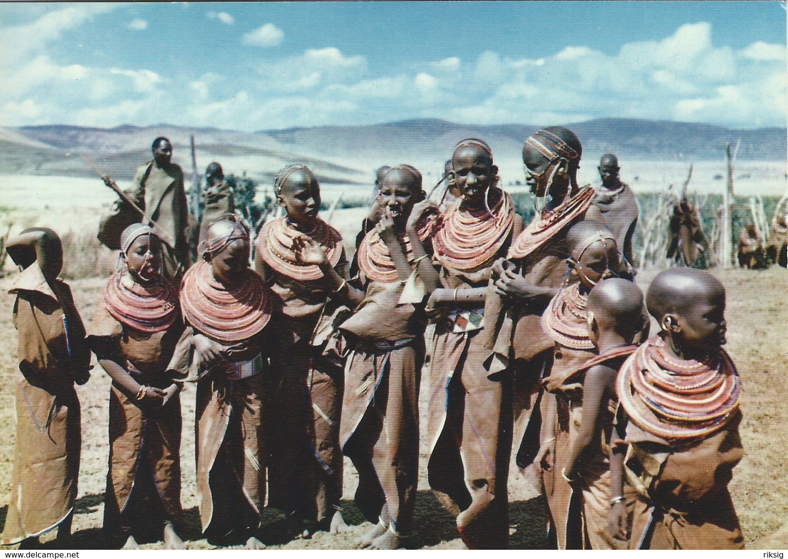 Masai Women  -  East Africa.  # 05752 - Unclassified