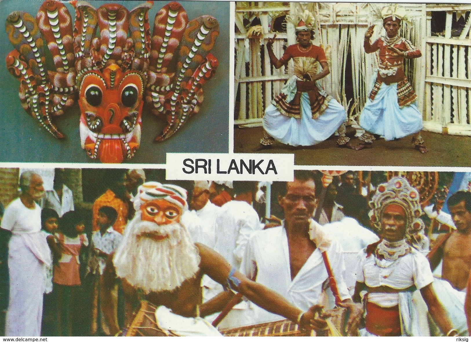 Marsks And Devil Dance - Sri Lanka. Sent To Germany. # 05753 - Sri Lanka (Ceylon)