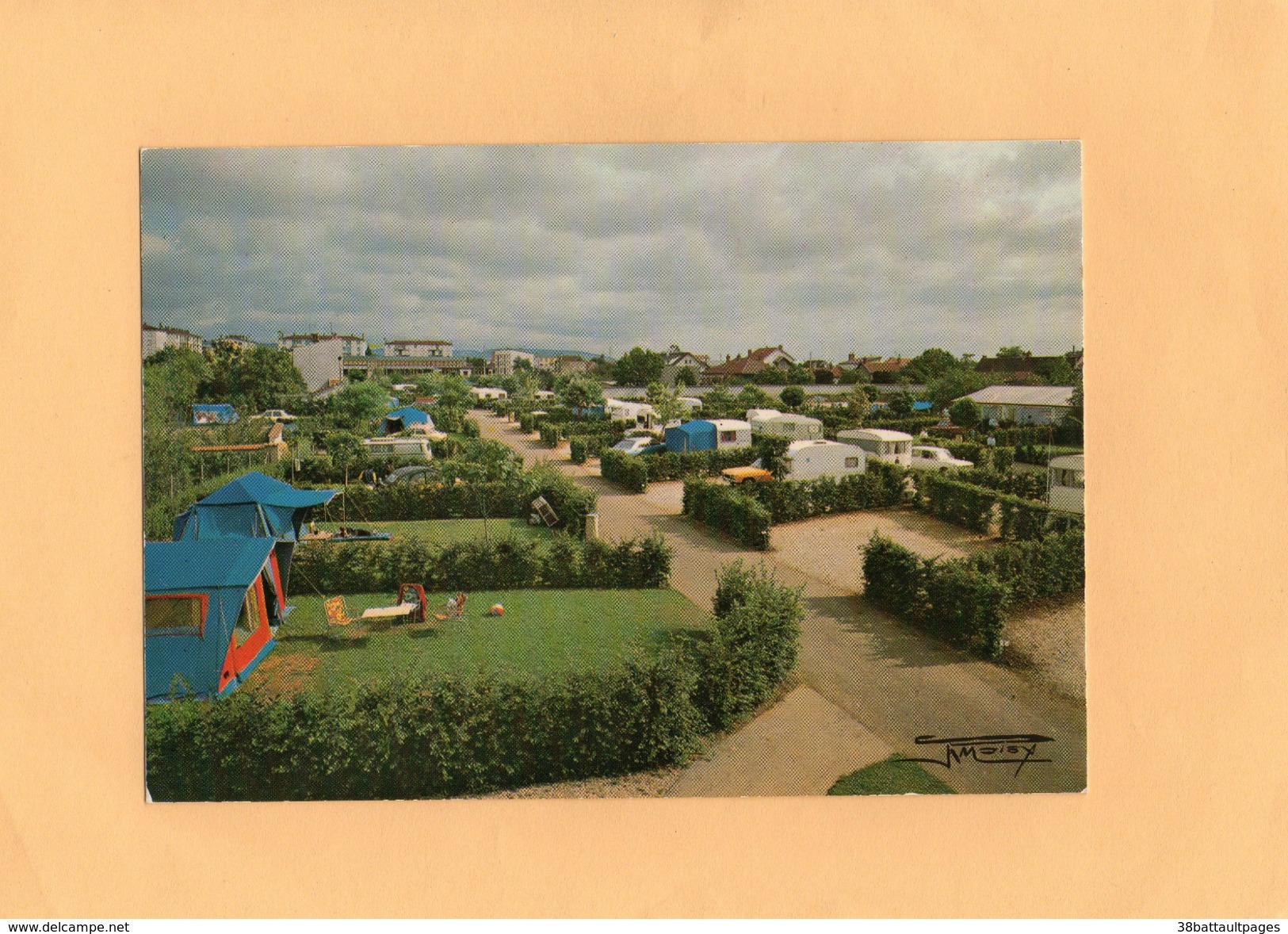 Carte Postale - BEAUNE - Terrain De Camping - Beaune