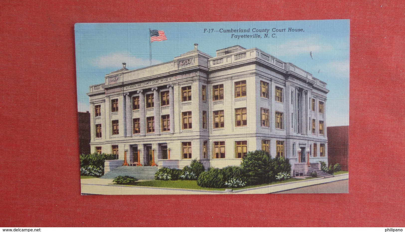 North Carolina > Fayetteville  Cumberland  County Court House   =====  >-ref 2551 - Fayetteville