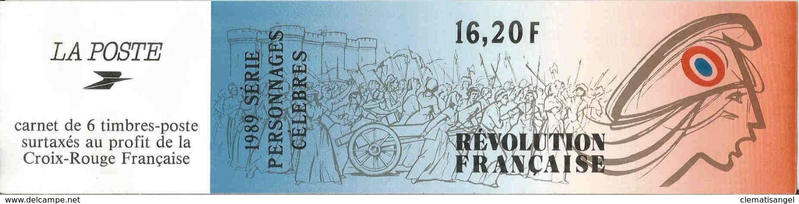 445u * FRANKREICH 2700/5 * MARKENHEFT 15 * REVOLUTION FRANCAISE * POSTFRISCH  **!! - Gedenkmarken