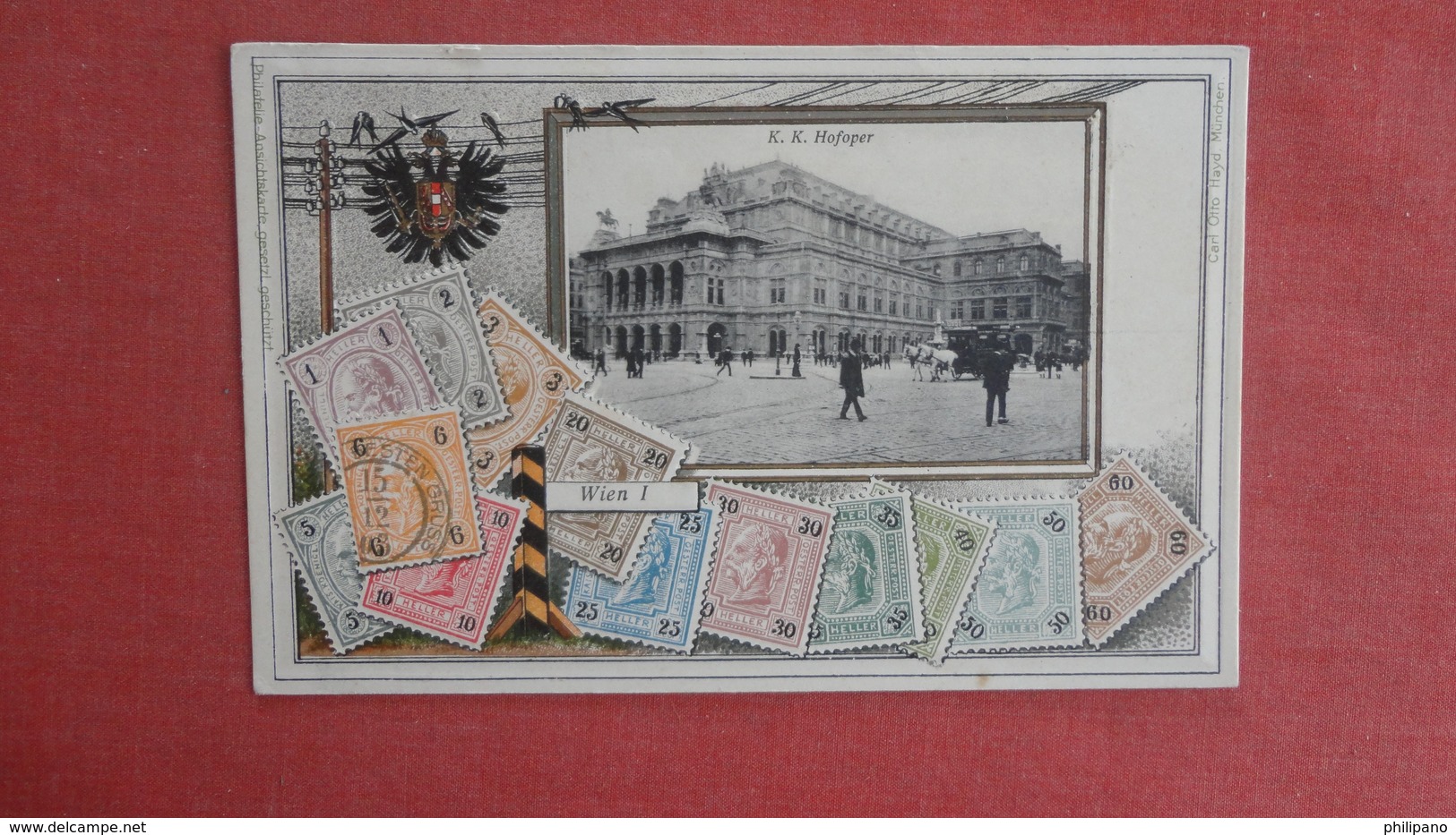 Embossed Stamp Card      Austria > Vienna  K.K. Hofoper   ====  >-ref 2551 - Altri & Non Classificati