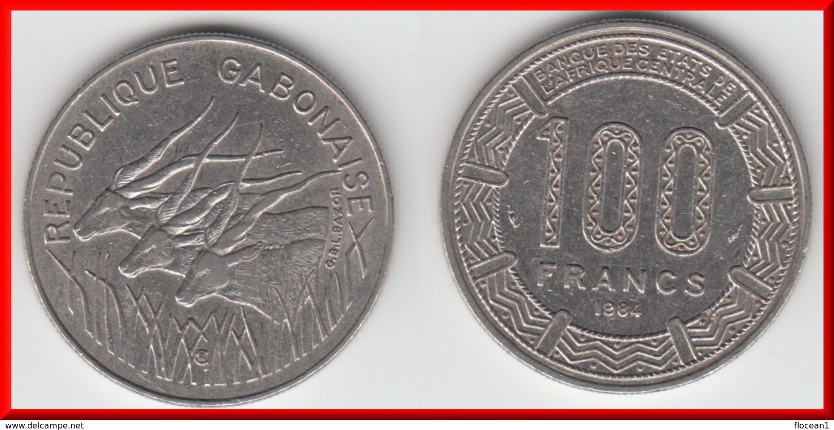 **** GABON - AFRIQUE CENTRALE - CENTRAL AFRICAN STATES - 100 FRANCS 1984 **** EN ACHAT IMMEDIAT !!! - Gabon