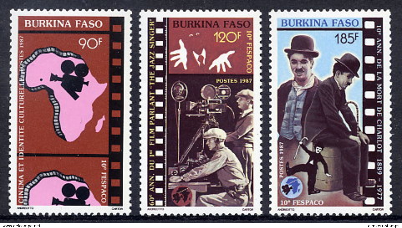 BURKINA FASO 1987 Cinema And Cultural Identity MNH / ** - Burkina Faso (1984-...)