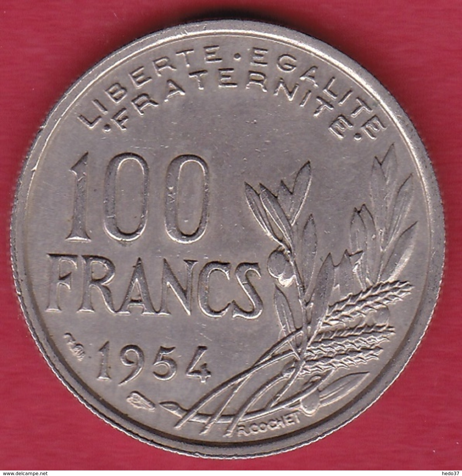 France 100 Francs Cochet 1954 - SUP - Andere & Zonder Classificatie