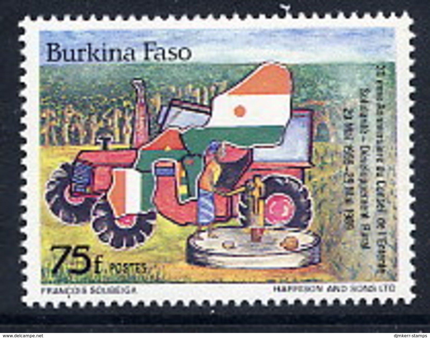 BURKINA FASO 1989 30th Anniversary Of Council Of Unity MNH / ** - Burkina Faso (1984-...)