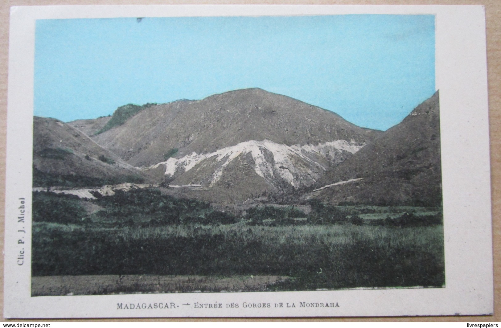 Madagascar Entrée Gorges De La Mondraha Cpa - Madagascar