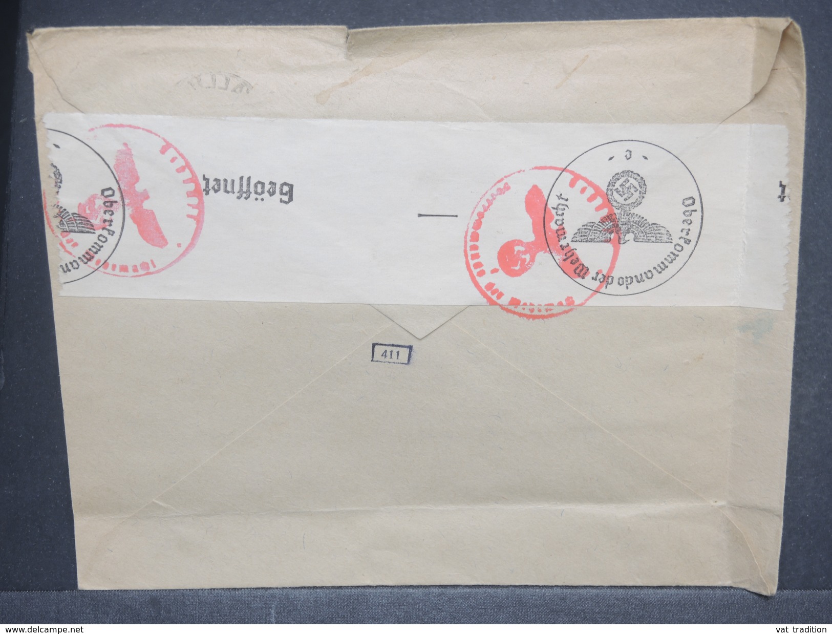 ALLEMAGNE / ESTONIE- Enveloppe De Tallinn Pour La Suisse En 1943 Avec Censure , Affr. Plaisant - L 7274 - Lettres & Documents