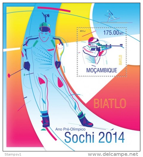 Mozambique. 2013 SOCHI 2014. (301b) - Winter 2014: Sochi