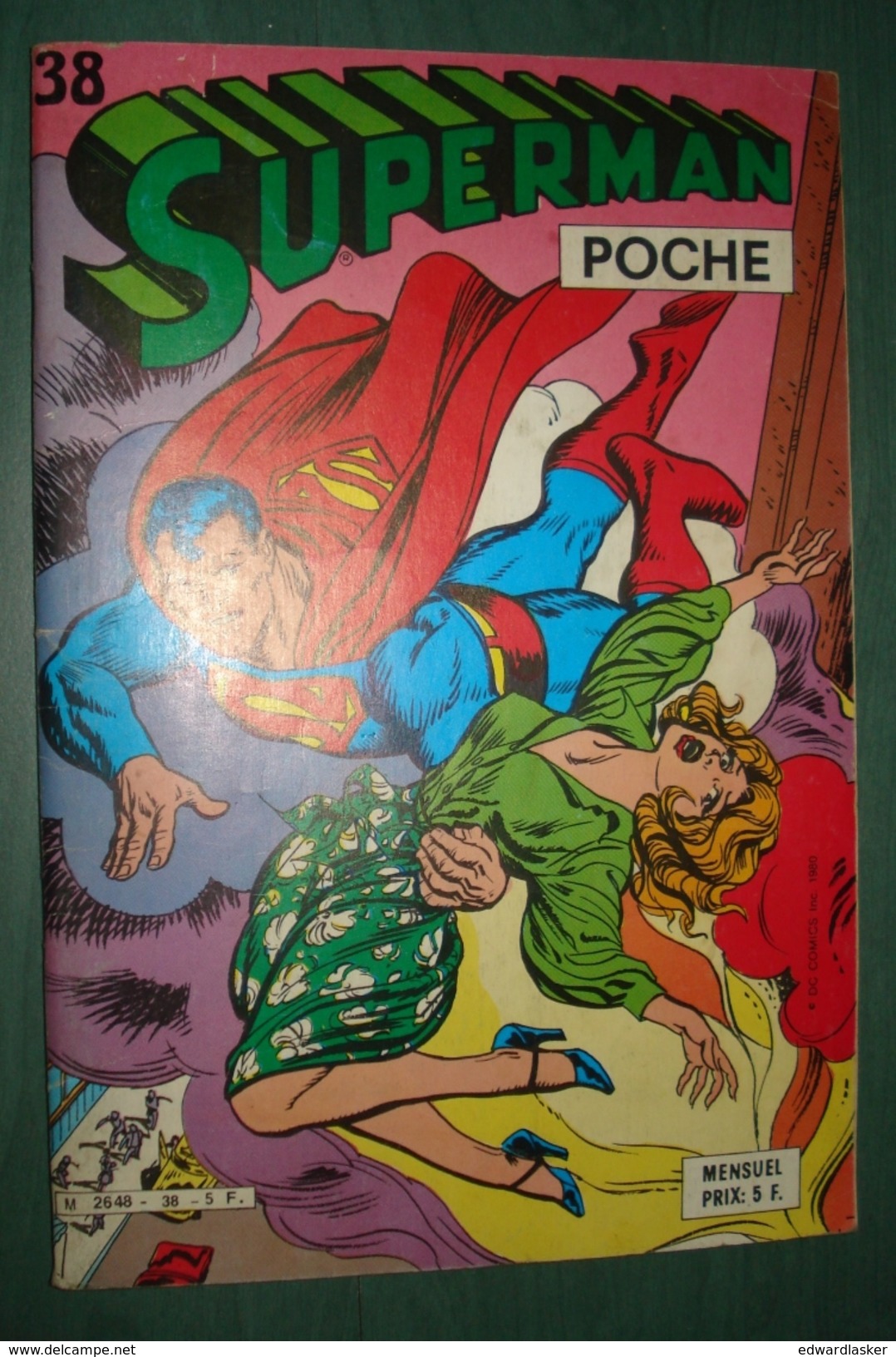 SUPERMAN POCHE N°38 - DC - Sagedition 1980 - Très Bon état - Superman