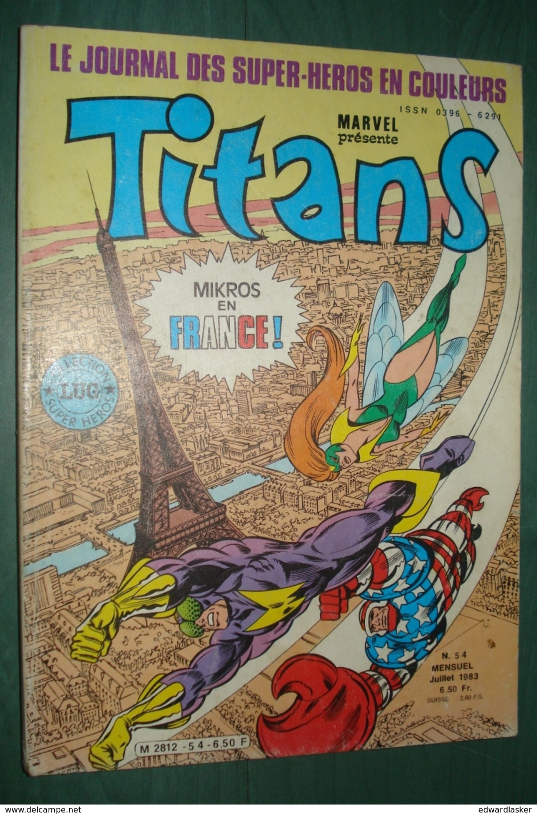 TITANS N°54- Lug 1983 - Bon état - Lug & Semic