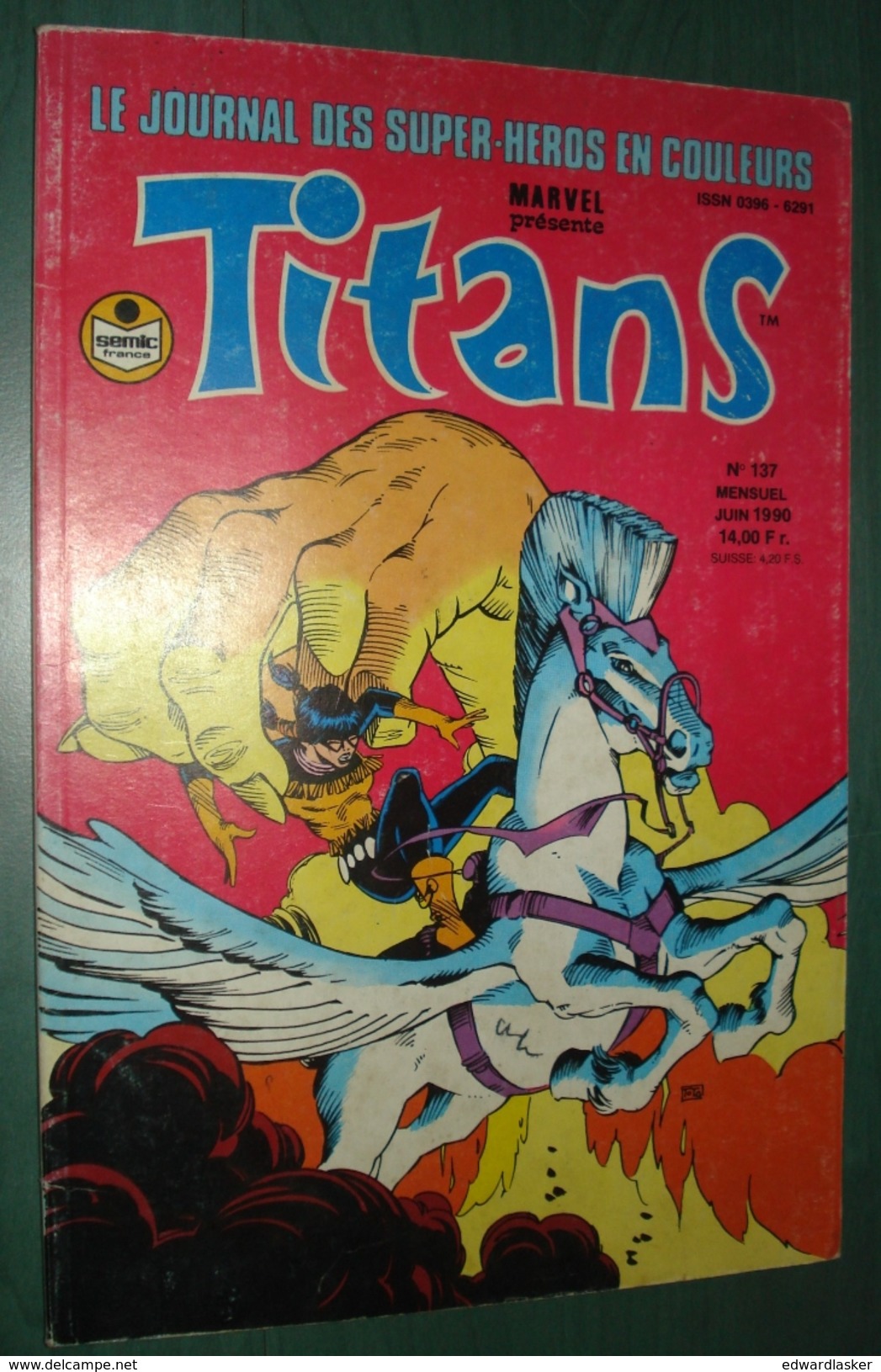 TITANS N°137- Lug 1990 - Bon état (couverture Frottée) - Lug & Semic