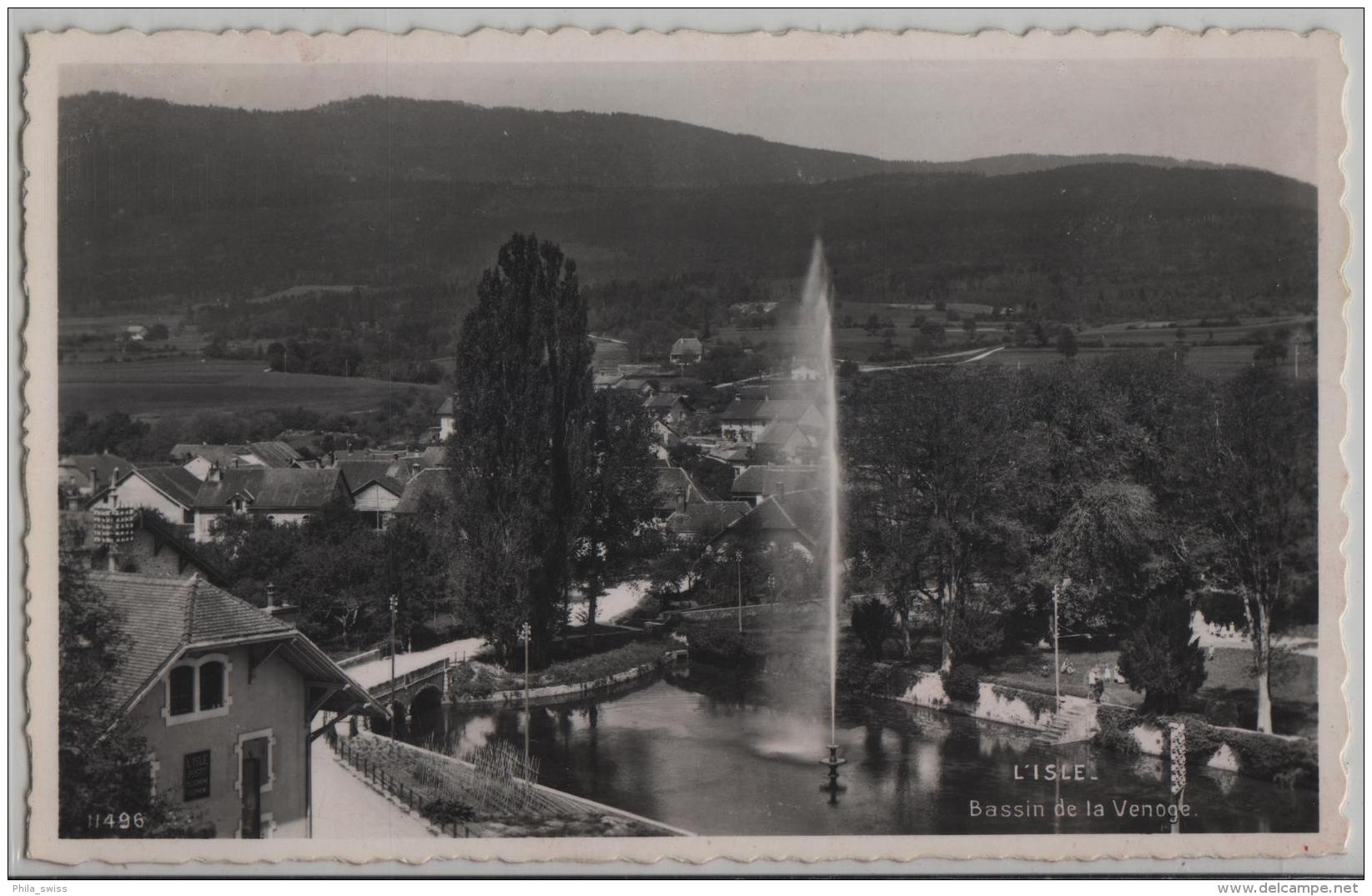 L'Isle - Bassin De La Venoge - Photo: Perrochet No. 11496 - L'Isle