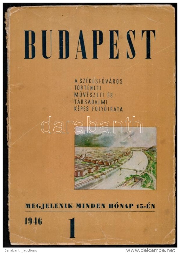 1946 Budapest II. &eacute;vf. 1. Sz&aacute;m, 1946. Janu&aacute;r. Szerk.: Lesty&aacute;n S&aacute;ndor.... - Non Classificati