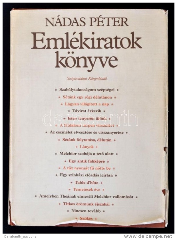 N&aacute;das P&eacute;ter: Eml&eacute;kiratok K&ouml;nyve. Bp., 1986, Sz&eacute;pirodalmi K&ouml;nyvkiad&oacute;.... - Non Classificati