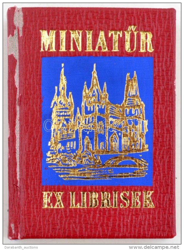 Andrusk&oacute; K&aacute;roly: MiniatÅ±r Ex Librisek. Bp., 1974, Egyetemi Nyomda. Minik&ouml;nyv, Kiad&oacute;i... - Unclassified