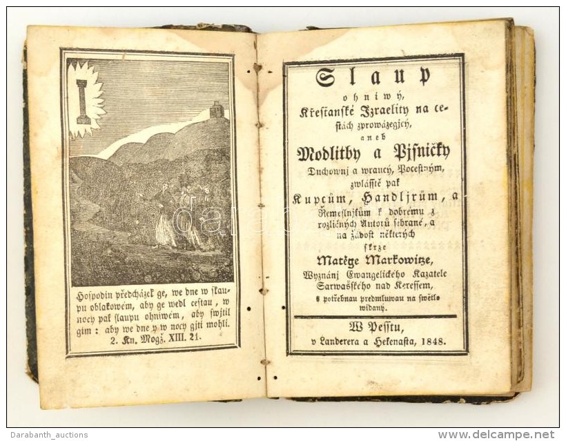 'Glaup...' Evang&eacute;likus Im&aacute;sk&ouml;nyv, Szl&aacute;v Nyelven. Pest, 1848, Landerer &eacute;s... - Non Classificati