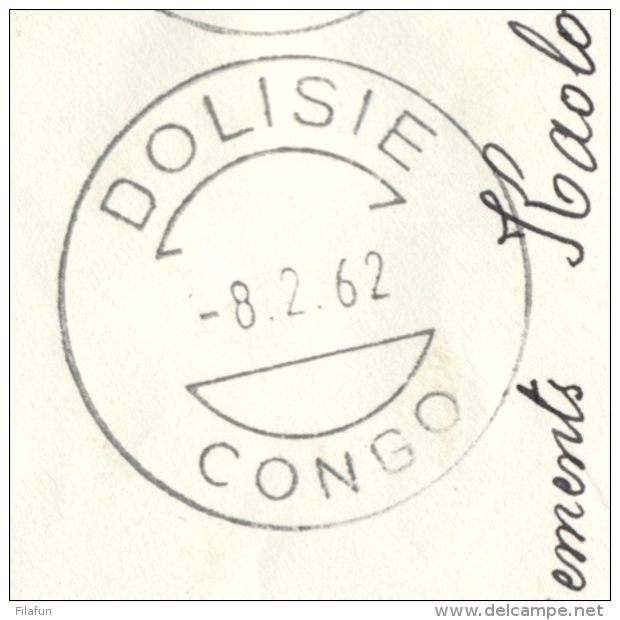 Congo - 1962 - 25Fr On Airmail Cover From Dolisie To Pau / France - Afgestempeld