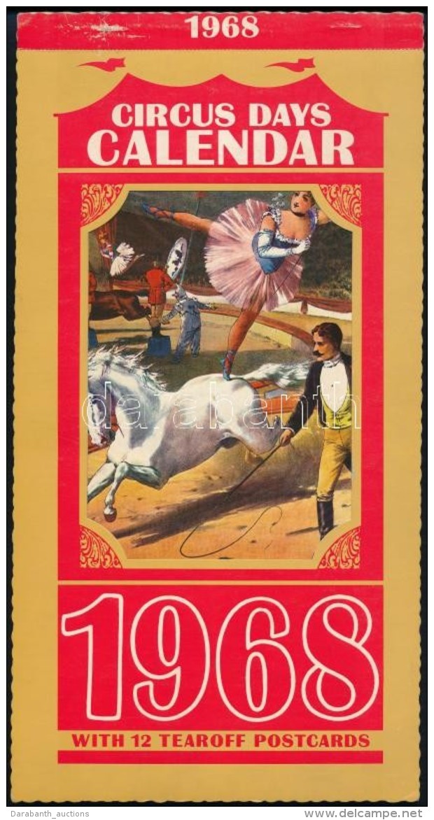 1968 Circus Days Calendar Falinapt&aacute;r - Non Classificati