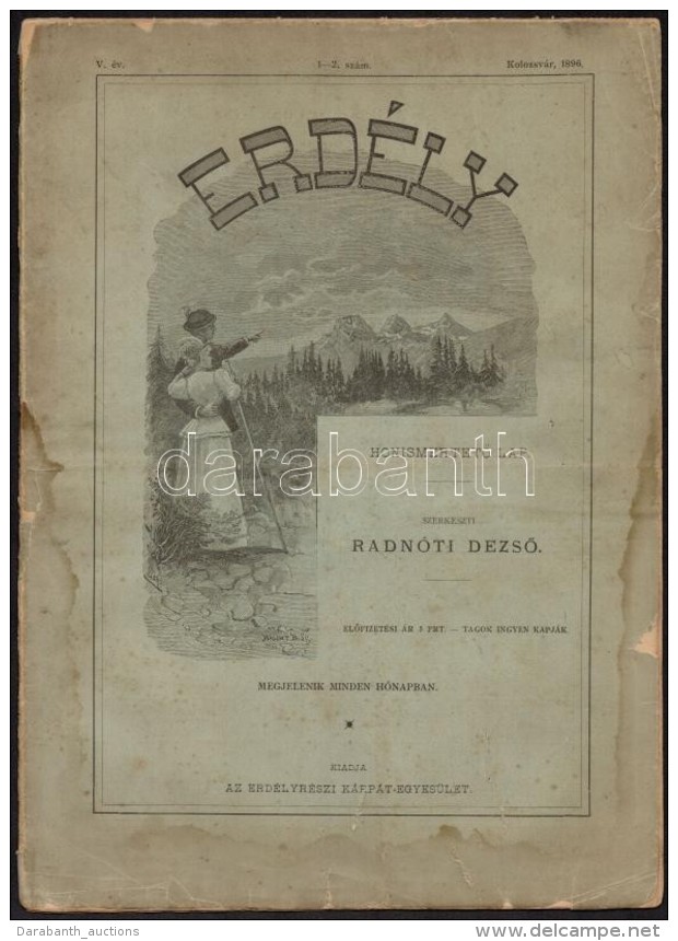 1896 Az Erd&eacute;ly HonismertetÅ‘ Lap V. &eacute;vfolyam&aacute;nak 1-2. &eacute;s 4., 5. Sz&aacute;ma - Non Classificati