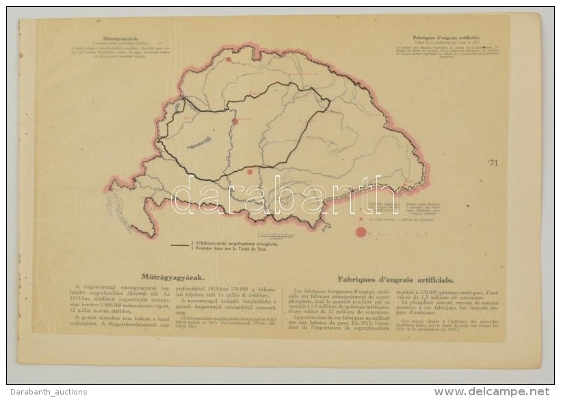 Cca 1920 MÅ±tr&aacute;gyargy&aacute;rak Magyarorsz&aacute;gon 1913-ban, A 'Magyarorsz&aacute;g Gazdas&aacute;gi... - Altri & Non Classificati