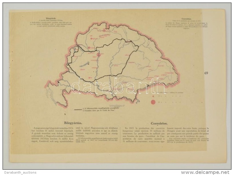 Cca 1920 BÅ‘rgy&aacute;rak Magyarorsz&aacute;gon 1913-ban, A 'Magyarorsz&aacute;g Gazdas&aacute;gi... - Altri & Non Classificati