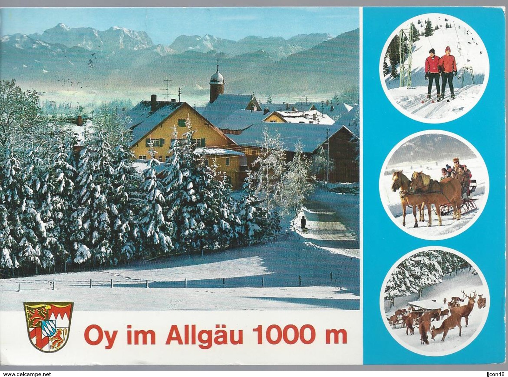 Germany (BRD) 1980  Oy Im Allgau (o) Mi.851 (Oy-Mittelberg-??  24.1.80) - Mittelberg