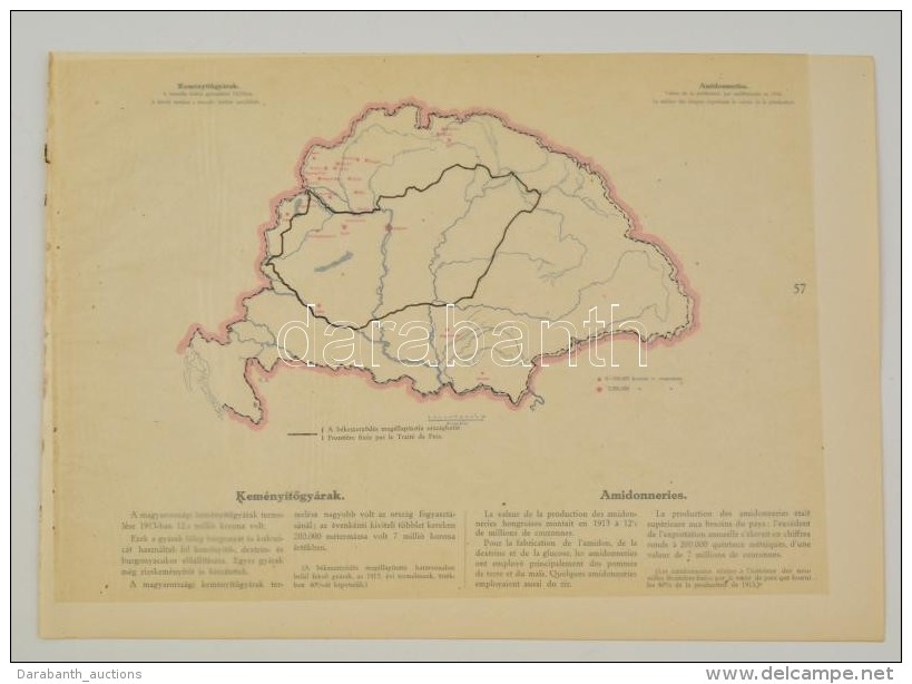 Cca 1920 Kem&eacute;ny&iacute;tÅ‘gy&aacute;rak Magyarorsz&aacute;gon 1913-ban, A 'Magyarorsz&aacute;g... - Altri & Non Classificati