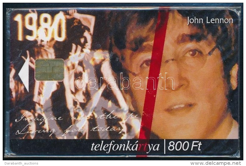 2000 John Lennon Eml&eacute;k&eacute;re, Bontatlan Telefonk&aacute;rtya UV-fel&uuml;lnyom&aacute;ssal - Non Classificati