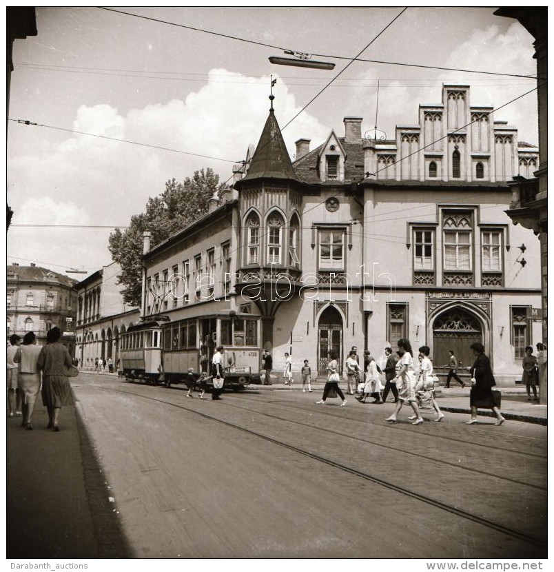 Cca 1969 Szegedi Villamos A Fekete H&aacute;zn&aacute;l, Szabadon Felhaszn&aacute;lhat&oacute;, Vintage... - Altri & Non Classificati