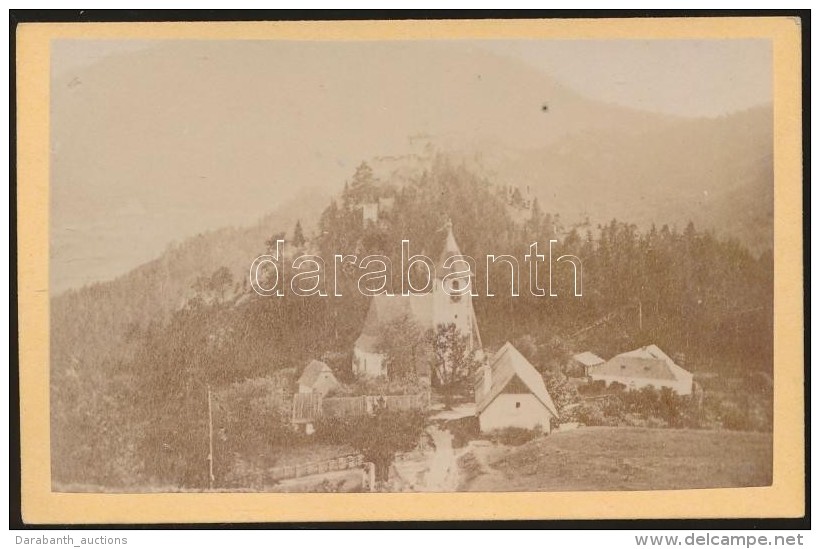 1875 Semmering Kem&eacute;nyh&aacute;t&uacute; Fot&oacute;. / Autria Semmering, Klamm Vintage Photo 7x11 Cm - Altri & Non Classificati