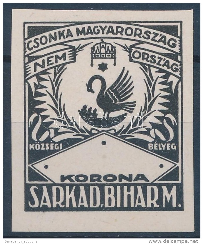 Sarkad 1922 Pr&oacute;banyomat &eacute;rt&eacute;kjelz&eacute;s N&eacute;lk&uuml;l - Non Classificati