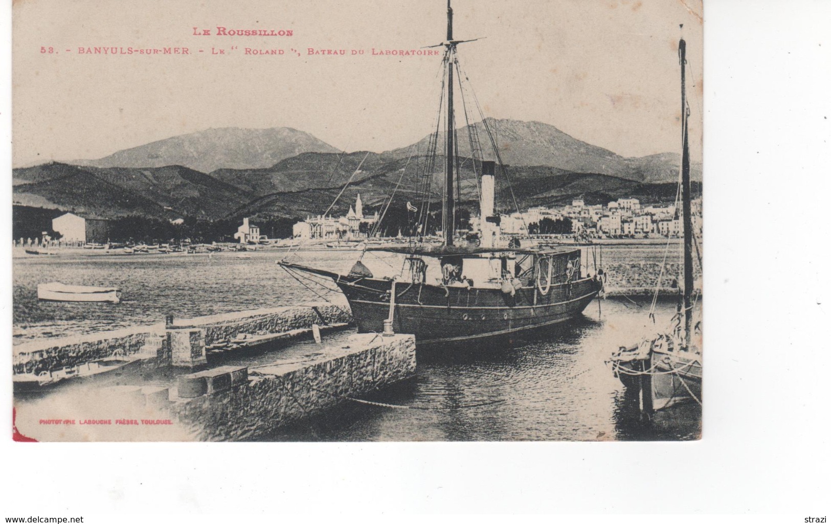 LE ROUSSILLON- BANYULS-sur-MER - Le " ROLAND" -Bateau Du Laboratoire - Banyuls Sur Mer