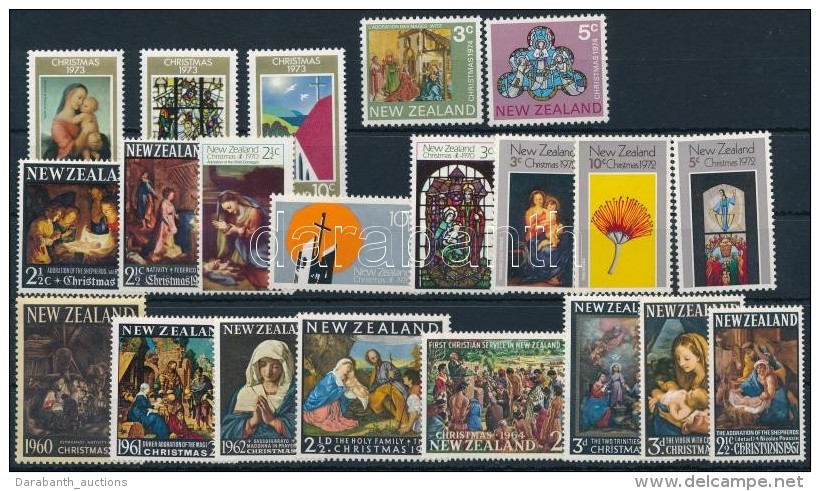 ** 1960-1974 Kar&aacute;csony Mot&iacute;vum 21 Klf B&eacute;lyeg - Altri & Non Classificati