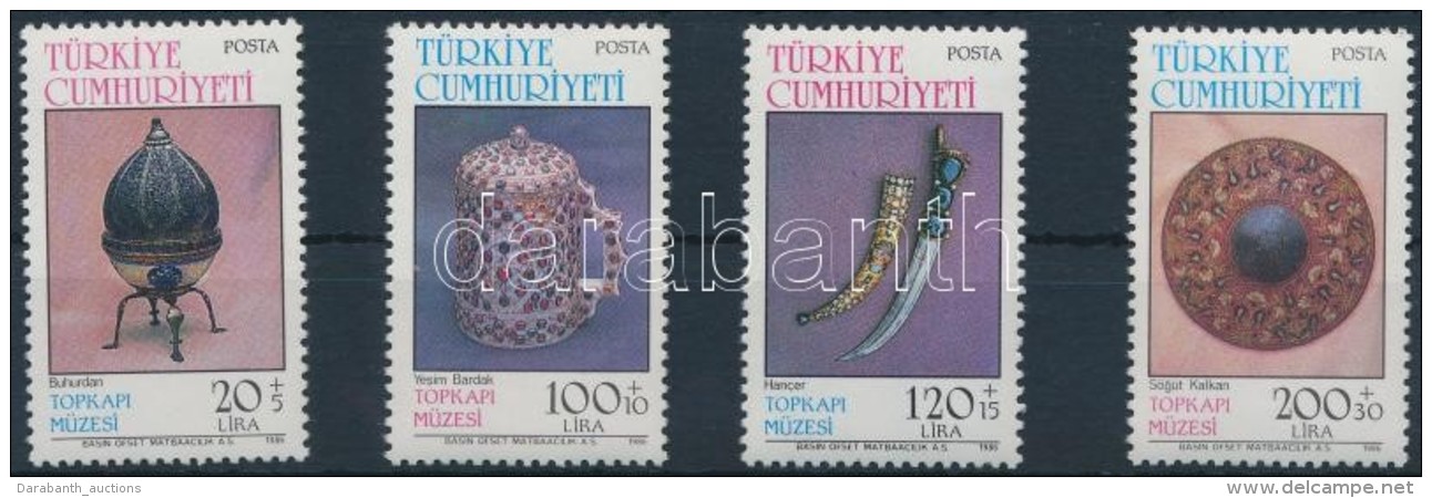 ** 1986 A Topkapi M&uacute;zeum Kincsei Sor Mi 2742-2745 - Altri & Non Classificati