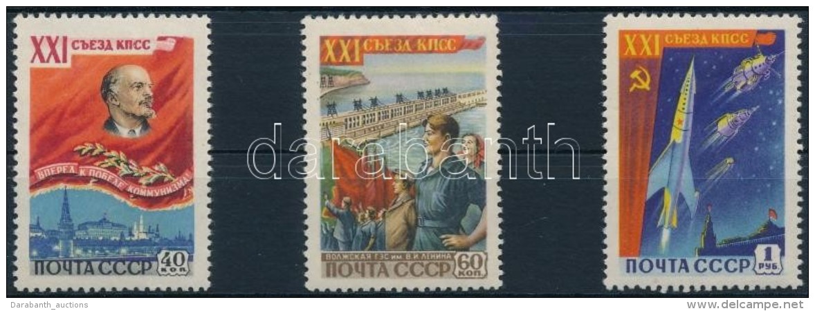 ** 1959 Kommunizmus Sor Mi 2190-2192 - Altri & Non Classificati