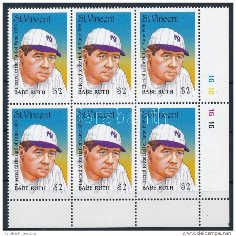 ** 1988 Baseball &iacute;vsarki Hatost&ouml;mb Mi 1135 - Altri & Non Classificati