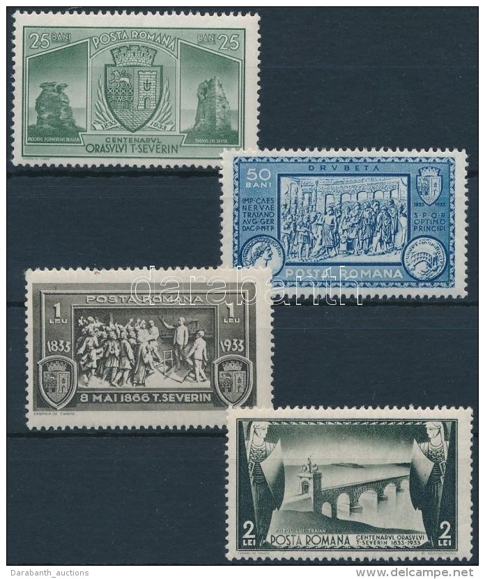 ** 1933 Turnu Severin Sor Mi 458-461 - Altri & Non Classificati