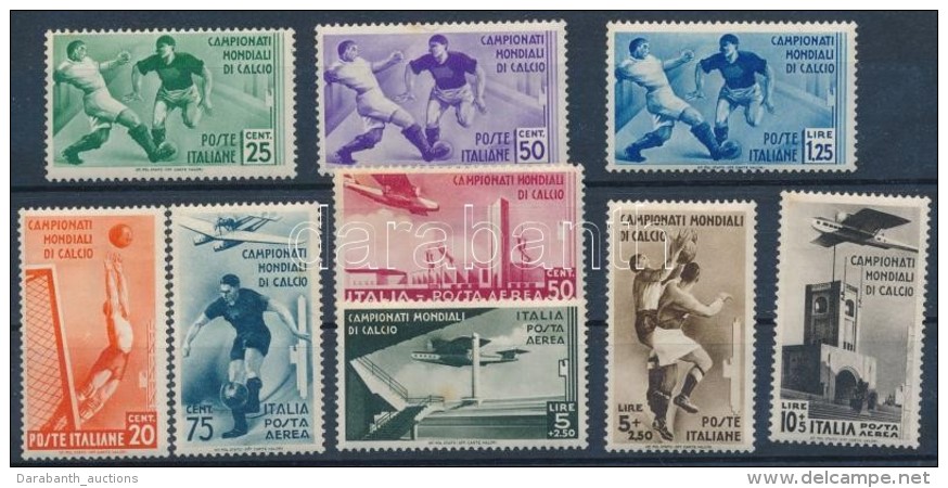 ** * 1934 Labdar&uacute;g&oacute; VB Mi 479-487 (Mi EUR 700.-) (postatiszta Sort Kiv&eacute;ve Mi 484, T&ouml;bb... - Altri & Non Classificati