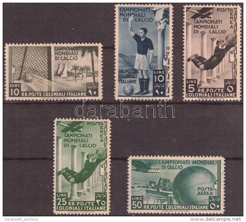 * 1934 Labdar&uacute;g&oacute; VB Mi 76, 80, 83, 86-87 (Mi EUR 368.-) (barn&aacute;s Gumi  / Brownish Gum) - Altri & Non Classificati