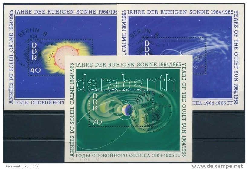 O 1964 Csendes Nap &eacute;ve Blokksor Mi 20-22 - Altri & Non Classificati