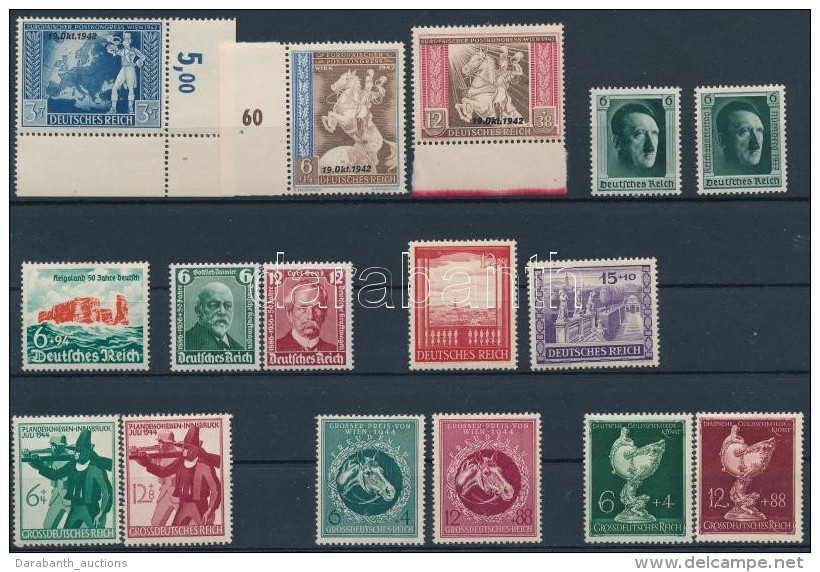 ** 1937-1944 9 Db Klf Sor Stecklapon (Mi EUR 91,20) - Altri & Non Classificati