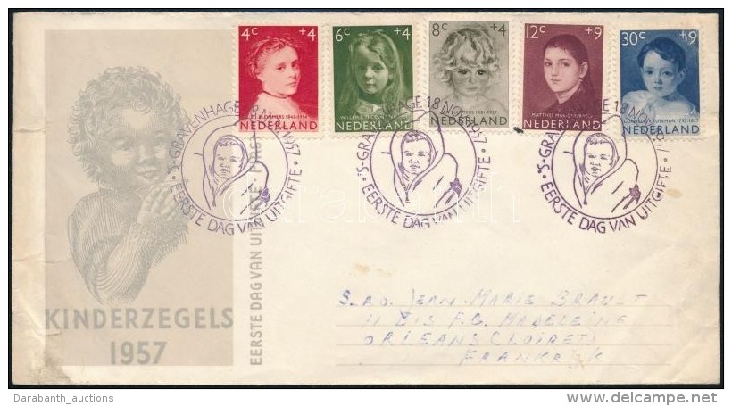 1957 Gyermek FDC - Altri & Non Classificati