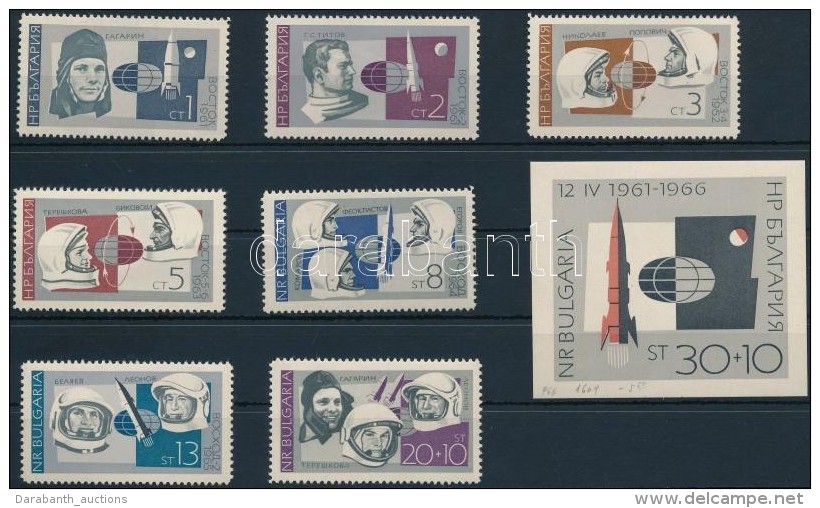 ** 1966 Å°rkutat&aacute;s Sor Mi 1647-1653 + Blokk Mi 19 - Other & Unclassified